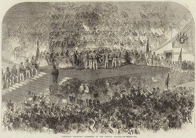 Garibaldi recibiendo direcciones en el Crystal Palace de English School