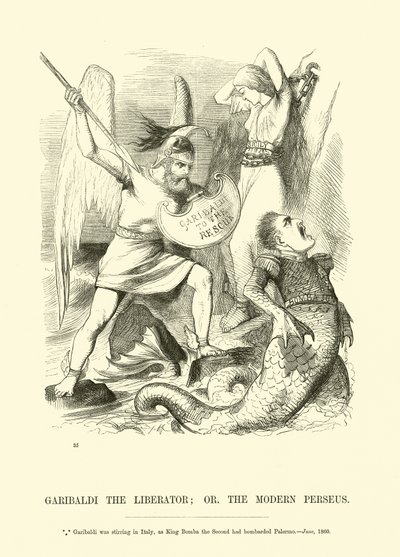 Garibaldi el Libertador; o el Perseo Moderno de English School