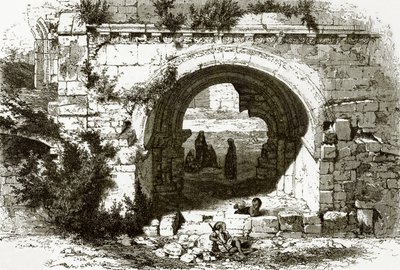 Puerta del hospital de los caballeros de San Juan en Jerusalén de English School