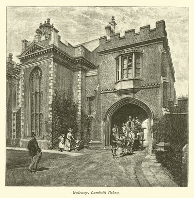 Puerta, Palacio de Lambeth de English School