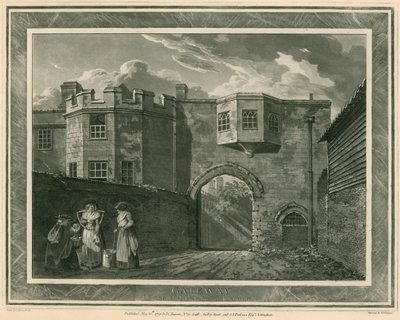 Puerta del antiguo Palacio de Richmond, Surrey de English School