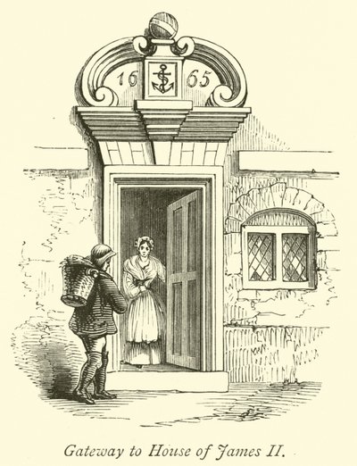 Puerta de la Casa de Jacobo II de English School