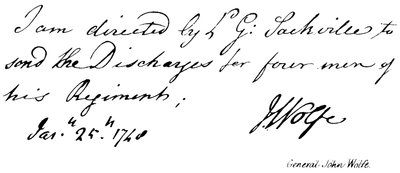 General John Wolfe de English School