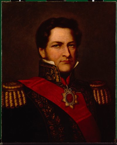 General Rosas (óleo sobre lienzo) de English School