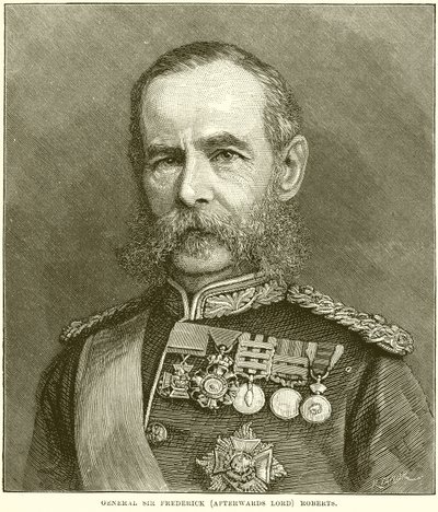 General Sir Frederick (después Lord) Roberts de English School