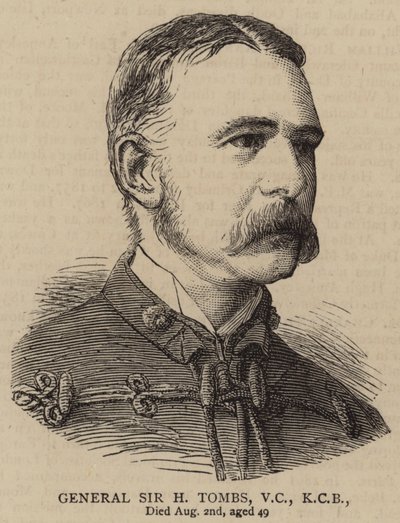 General Sir H Tombs, VC, KCB (grabado) de English School