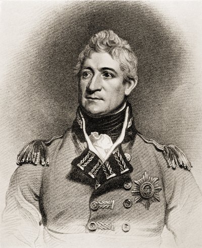 General Sir Thomas Picton (1758-1815) de English School