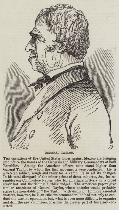 General Taylor (grabado) de English School