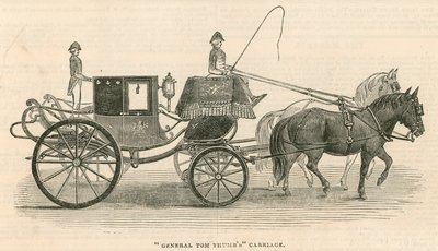 El carruaje del General Tom Thumb de English School