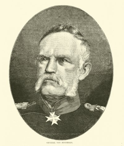 General Von Hindersin, octubre de 1870 de English School