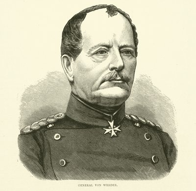 General Von Werder, septiembre 1870 de English School