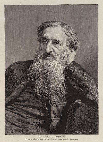 General William Booth, fundador británico del Ejército de Salvación de English School