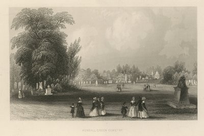 Vista general del Cementerio de Kensal Green de English School