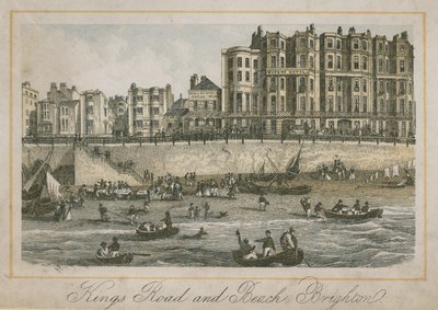 Vista general de Kings Road y la playa en Brighton de English School