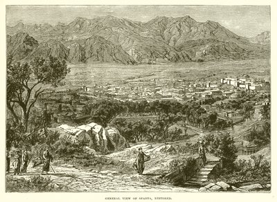 Vista general de Esparta, restaurada de English School