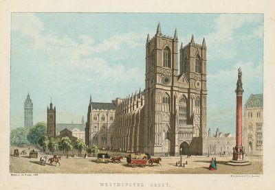 Vista general de la Abadía de Westminster de English School