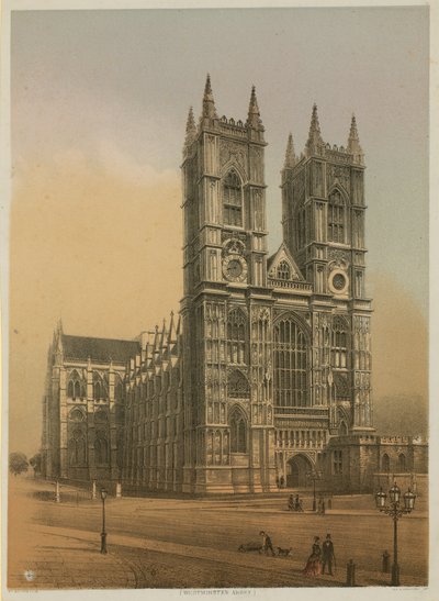 Vista general de la Abadía de Westminster de English School