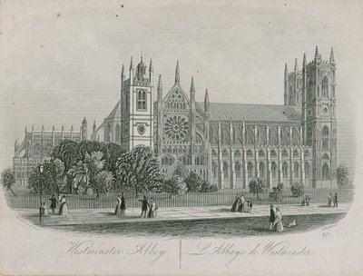 Vista general de la Abadía de Westminster de English School