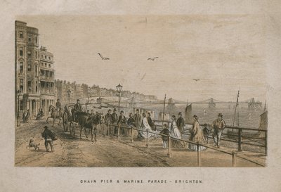 Vista general del Muelle de Cadena y el Paseo Marítimo en Brighton de English School