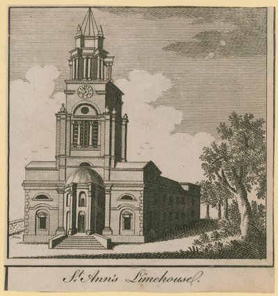 Vista general de la Iglesia de Santa Ana de English School