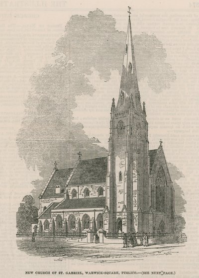 Vista general de la nueva Iglesia de San Gabriel de English School