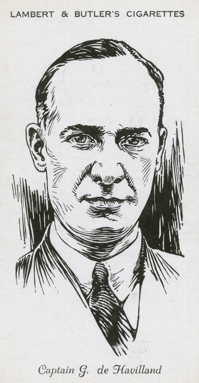 Geoffrey de Havilland, aviador y diseñador y fabricante de aviones inglés de English School