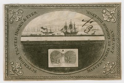 George Boulton, tarjeta comercial de English School