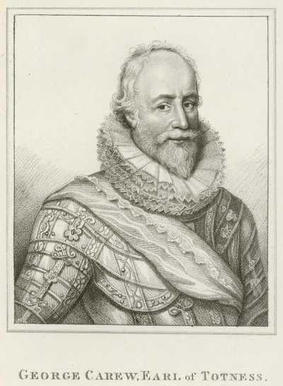 George Carew, Conde de Totness (grabado) de English School