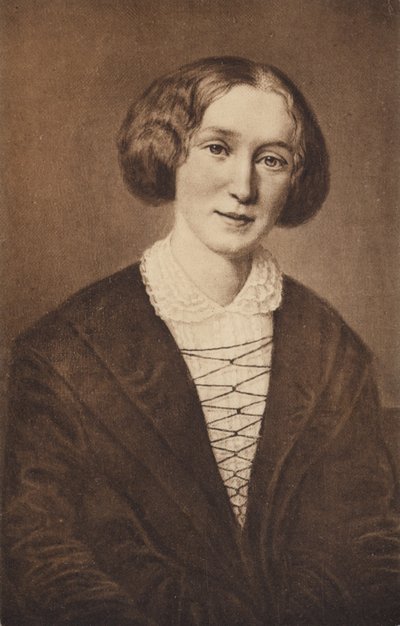 George Eliot (1819-1880), novelista inglesa de English School