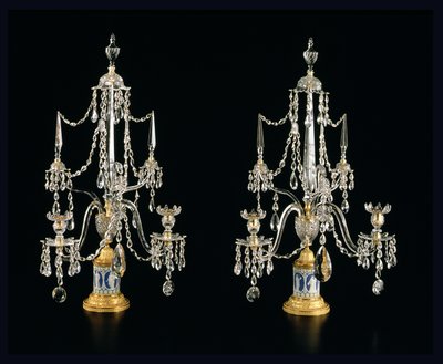 Candelabro de George III, c.1790 de English School