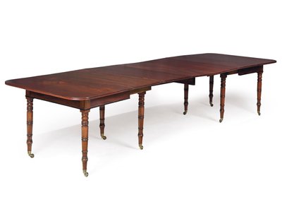 Mesa de comedor de Jorge III, principios del siglo XIX de English School