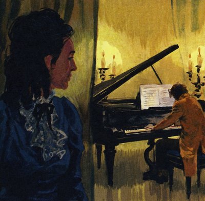 George Sand llevó a Chopin a una casa en Nohant donde continuó componiendo de English School