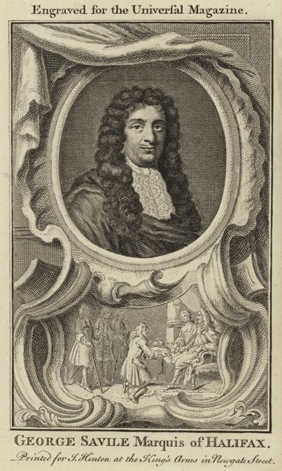 George Saville, Marqués de Halifax de English School