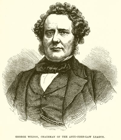 George Wilson, presidente de la Liga Anti-Corn-Law de English School