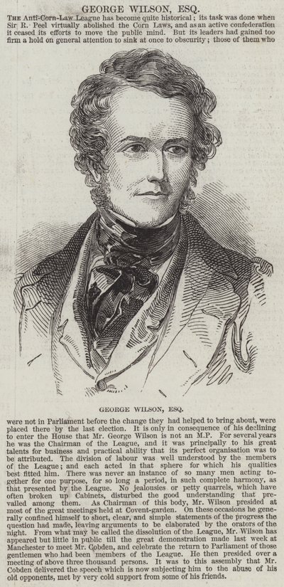 George Wilson, Esquire (grabado) de English School