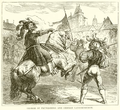 Jorge de Frundsberg y los lansquenetes alemanes de English School