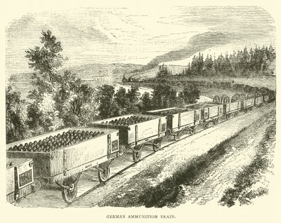 Tren de municiones alemán, septiembre 1870 de English School