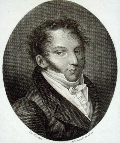 Gioacchino Antonio Rossini (1792-1868) (grabado) de English School