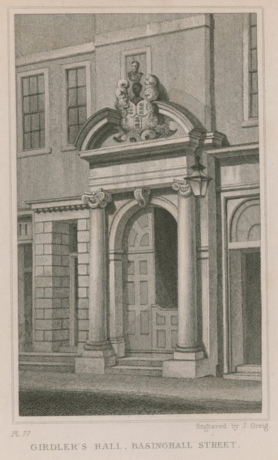 Girdlers Hall, Basinghall Street, Londres de English School