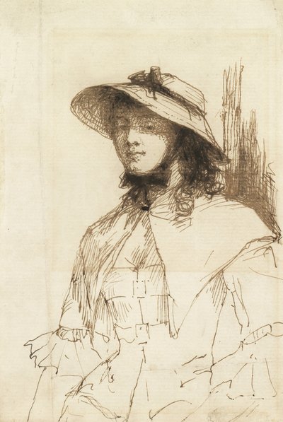 Niña con sombrero de English School