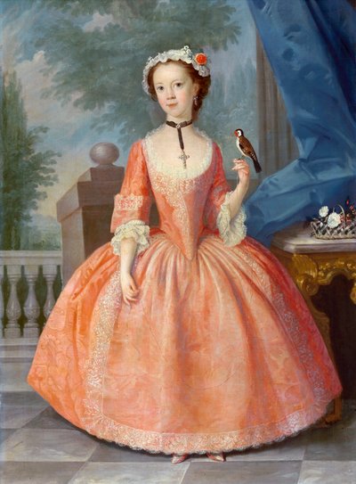 Niña en rosa, c.1740s de English School