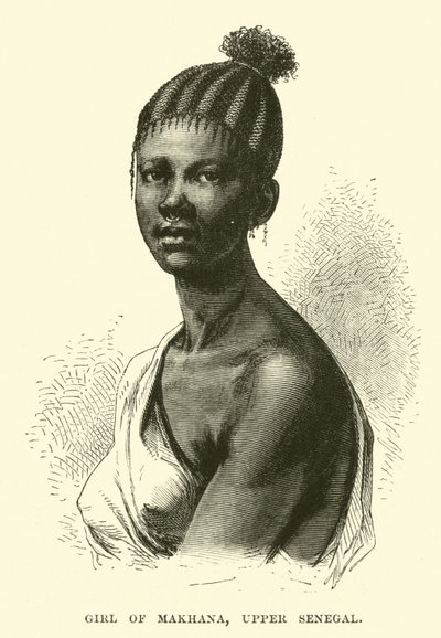 Chica de Makhana, Alto Senegal de English School