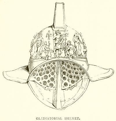 Casco de gladiador de English School
