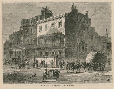 Gloucester House, Piccadilly, Londres de English School
