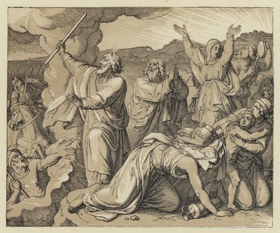 El Cuidado de Dios por su Pueblo (grabado) de English School