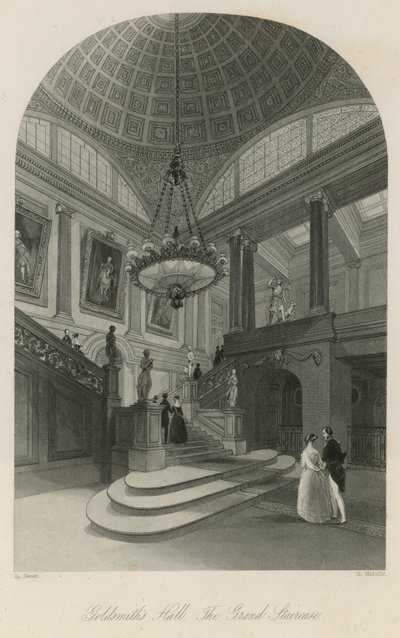 Salón de Orfebres, la Gran Escalera de English School