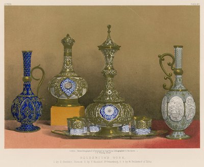 Trabajo de orfebrería de English School