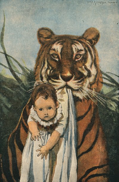 Tigre bueno (litografía en color) de English School