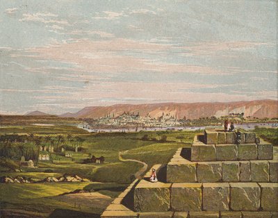 Goshen, Egipto (litografía en color) de English School