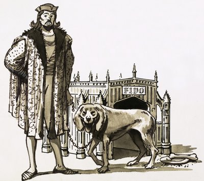 Caseta de perro gótica de English School